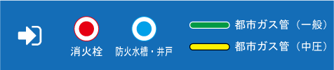 リアルタイム情報(ＡＥＤ・公民館（防災倉庫）・避難所・病院)